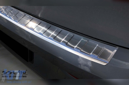 Avisa Heckstoßstangenprotektor geeignet für Volkswagen Golf VIII Schrägheck 5 Türen nach 2019, Chrom-image-6211665