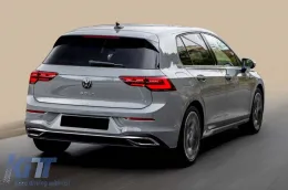 Avisa Heckstoßstangenprotektor geeignet für Volkswagen Golf VIII Schrägheck 5 Türen nach 2019, Chrom-image-6211666