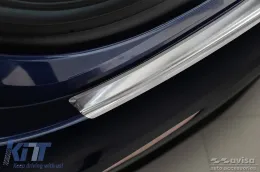 Avisa Heckstoßstangenprotektor geeignet für Tesla Model Y nach 2020, Chrom-image-6211681