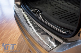 Avisa Heckstoßstangenprotektor geeignet für Volvo XC60 2013-2017, Chrom-image-6211688