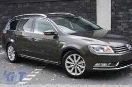 Avisa Heckstoßstangenprotektor geeignet für Volkswagen Passat B7 Kombi 2011-2014, Chrom-image-6211725