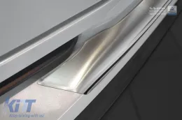 Avisa Heckstoßstangenprotektor geeignet für Toyota C-HR Crossover 2016-2019, nach 2019, Chrom-image-6211736