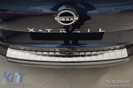 Avisa Heckstoßstangenprotektor geeignet für Nissan X-Trail T33 nach 2021, Chrom-image-6211798