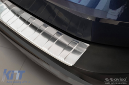 Avisa Heckstoßstangenprotektor geeignet für Nissan X-Trail T33 nach 2021, Chrom-image-6211799