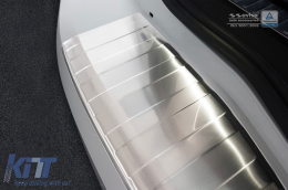 Avisa Heckstoßstangenprotektor geeignet für Renault Megane Grandtourer 2016-2020, nach 2020, Chrom-image-6211804