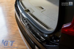 Avisa Heckstoßstangenprotektor geeignet für Volvo XC90 nach 2015, schwarze Lackierung-image-6211851