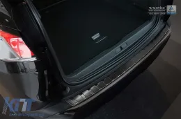 Avisa Heckstoßstangenprotektor geeignet für Peugeot 3008 nach 2016, schwarze Lackierung-image-6211875