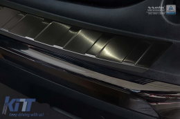 Avisa Heckstoßstangenprotektor geeignet für Peugeot 3008 nach 2016, schwarze Lackierung-image-6211878