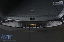 Avisa Heckstoßstangenprotektor geeignet für Skoda Octavia Combi 2016-2019, schwarzer Lack-image-6211888