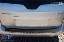 Avisa Heckstoßstangenprotektor geeignet für Peugeot 5008 2009-2017, schwarze Lackierung-image-6211894
