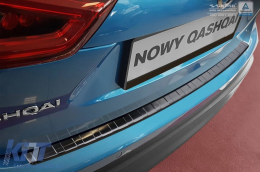 Avisa Heckstoßstangenprotektor geeignet für Nissan Qashqai 2017-2021, schwarze Lackierung-image-6211932