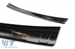 Avisa Heckstoßstangenprotektor geeignet für Toyota Rav4, Rav4 Hybrid nach 2018, Suzuki Across nach 2020, schwarze Lackierung-image-6211941