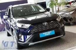 Avisa Heckstoßstangenprotektor geeignet für Toyota Rav4, Rav4 Hybrid nach 2018, Suzuki Across nach 2020, schwarze Lackierung-image-6211945