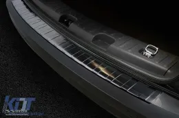 Avisa Heckstoßstangenprotektor geeignet für Volkswagen Caddy 2003-2020, Caddy Maxi 2003-2015, nach 2015, schwarze Lackierung-image-6211948