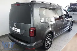 Avisa Heckstoßstangenprotektor geeignet für Volkswagen Caddy 2003-2020, Caddy Maxi 2003-2015, nach 2015, schwarze Lackierung-image-6211951