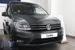 Avisa Heckstoßstangenprotektor geeignet für Volkswagen Caddy 2003-2020, Caddy Maxi 2003-2015, nach 2015, schwarze Lackierung-image-6211952