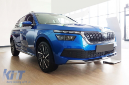 Avisa Heckstoßstangenprotektor geeignet für Skoda Kamiq nach 2019, schwarze Lackierung-image-6211958