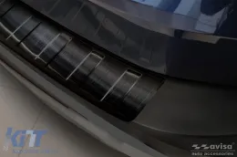 Avisa Heckstoßstangenprotektor geeignet für Nissan X-Trail T33 nach 2021, schwarze Lackierung-image-6211980