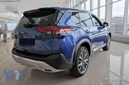 Avisa Heckstoßstangenprotektor geeignet für Nissan X-Trail T33 nach 2021, schwarze Lackierung-image-6211981