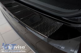 Avisa Heckstoßstangenprotektor geeignet für Volkswagen Passat B8 Kombi, R-line, Alltrack 2014-2019, nach 2019, Carbon-image-6211999