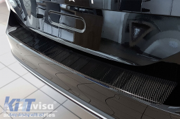 Avisa Heckstoßstangenprotektor geeignet für Volkswagen Passat B8 Kombi, R-line, Alltrack 2014-2019, nach 2019, Carbon-image-6212001