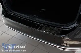 Avisa Heckstoßstangenprotektor geeignet für Volkswagen Passat B8 Kombi, R-line, Alltrack 2014-2019, nach 2019, Carbon-image-6212002