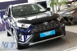 Avisa protector adecuado para parachoques trasero de Toyota Rav4, Rav4 Hybrid después de 2018, Suzuki Across después de 2020, cromo-image-6211628