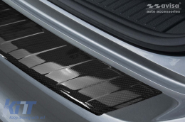 Avisa protector suitable for rear bumper of Mazda Volkswagen Tiguan, R-line 2015-2020, after 2020, eHybrid after 2020, Allspace 2017-2020, after 2020, carbon color-image-6211996