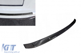 Avisa protector suitable for rear bumper of Mercedes GLE W167, AMG after 2019, carbon color - ABMETP6006666