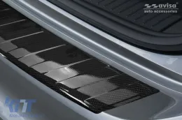 Avisa protettore adatto per paraurti posteriore di Mazda Volkswagen Tiguan, R-line 2015-2020, dopo il 2020, eHybrid dopo il 2020, Allspace 2017-2020, dopo il 2020, colore carbonio-image-6211996