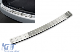 image-36-Avisa rear bumper protector suitable for Audi A4 B8 Avant 2008-2012, chrome