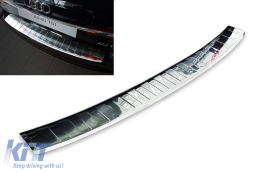 image-27-Avisa rear bumper protector suitable for Audi A6 C8 Avant after 2018 with standard or S-line bumper, chrome