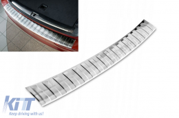 Avisa rear bumper protector suitable for Audi Q5 2016-2020, after 2020, SQ5 after 2013, chrome - ABAUTP6006636