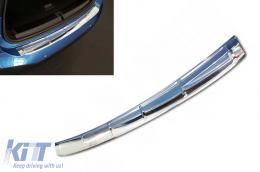 image-30-Avisa rear bumper protector suitable for BMW X1 F48 with M package 2015-2022, chrome