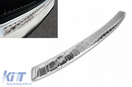image-24-Avisa rear bumper protector suitable for BMW X3 G01 standard bumper 2017-2021, after 2021, chrome