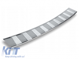 Avisa rear bumper protector suitable for BMW X6 (2014–2019), chrome