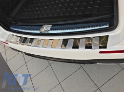 Avisa rear bumper protector suitable for BMW X6 (2014–2019), chrome-image-6236155