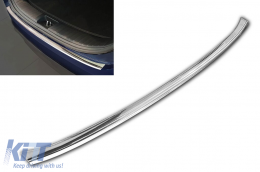 Avisa rear bumper protector suitable for Hyundai Santa Fe 2018-2020, chrome-image-6211618