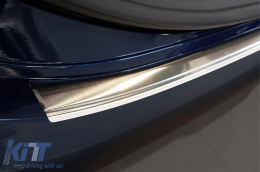 Avisa rear bumper protector suitable for Hyundai Santa Fe 2018-2020, chrome-image-6211621