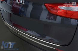 Avisa rear bumper protector suitable for Kia Optima station wagon 2016-2018, after 2018, chrome-image-6211710