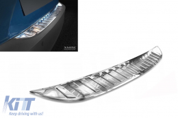 Avisa rear bumper protector suitable for Mazda CX-3 2015-2018, after 2018, chrome - ABMZTP6006625