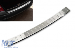 Avisa rear bumper protector suitable for Mercedes C-Class W204 estate, AMG 2007-2011, chrome - ABMETP6006634