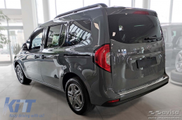 Avisa rear bumper protector suitable for Mercedes Citan W420 after 2021, chrome-image-6211767