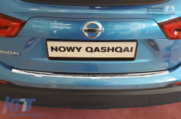 Avisa rear bumper protector suitable for Nissan Qashqai 2017-2021, chrome-image-6211580