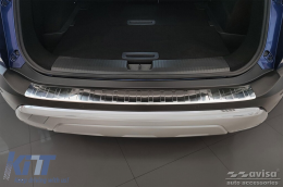Avisa rear bumper protector suitable for Nissan X-Trail T33 after 2021, chrome-image-6211797