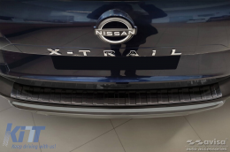 Avisa rear bumper protector suitable for Nissan X-Trail T33 after 2021, black lacquer-image-6211979
