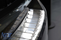 Avisa rear bumper protector suitable for Opel Insignia B estate, GSI 2017-2020, after 2020, chrome-image-6211571