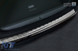 Avisa rear bumper protector suitable for Peugeot 3008 after 2016, chrome-image-6211818