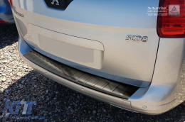 Avisa rear bumper protector suitable for Peugeot 5008 2009-2017, black lacquer-image-6211893