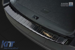Avisa rear bumper protector suitable for Skoda Octavia Combi 2016-2019, black lacquer-image-6211887